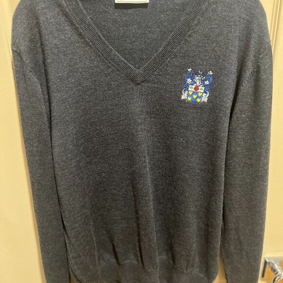 NWOT Donald Ross V Neck Sweater Sz M